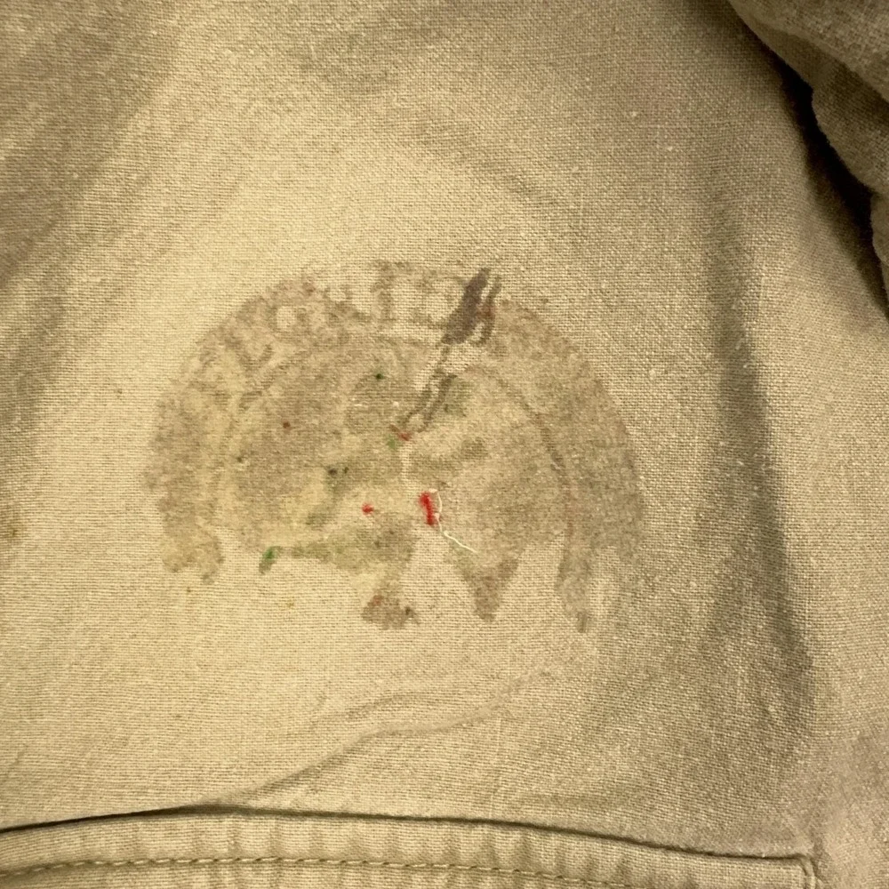 Vintage Banana Republic Vest Mens‎ Large Beige Canvas Hooded Utility Safari